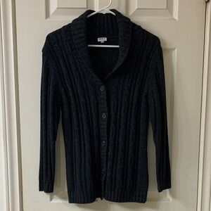 🌷3 for$25🌷Suzy Shier, US XL (Fits Medium), Dark Grey Cable Knit Cardigan